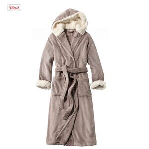 LL Bean Plush Robe XS